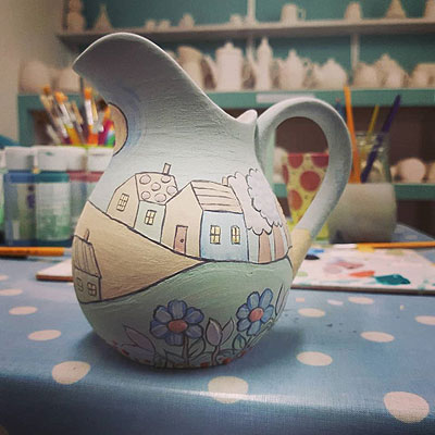 pottery mug west wales